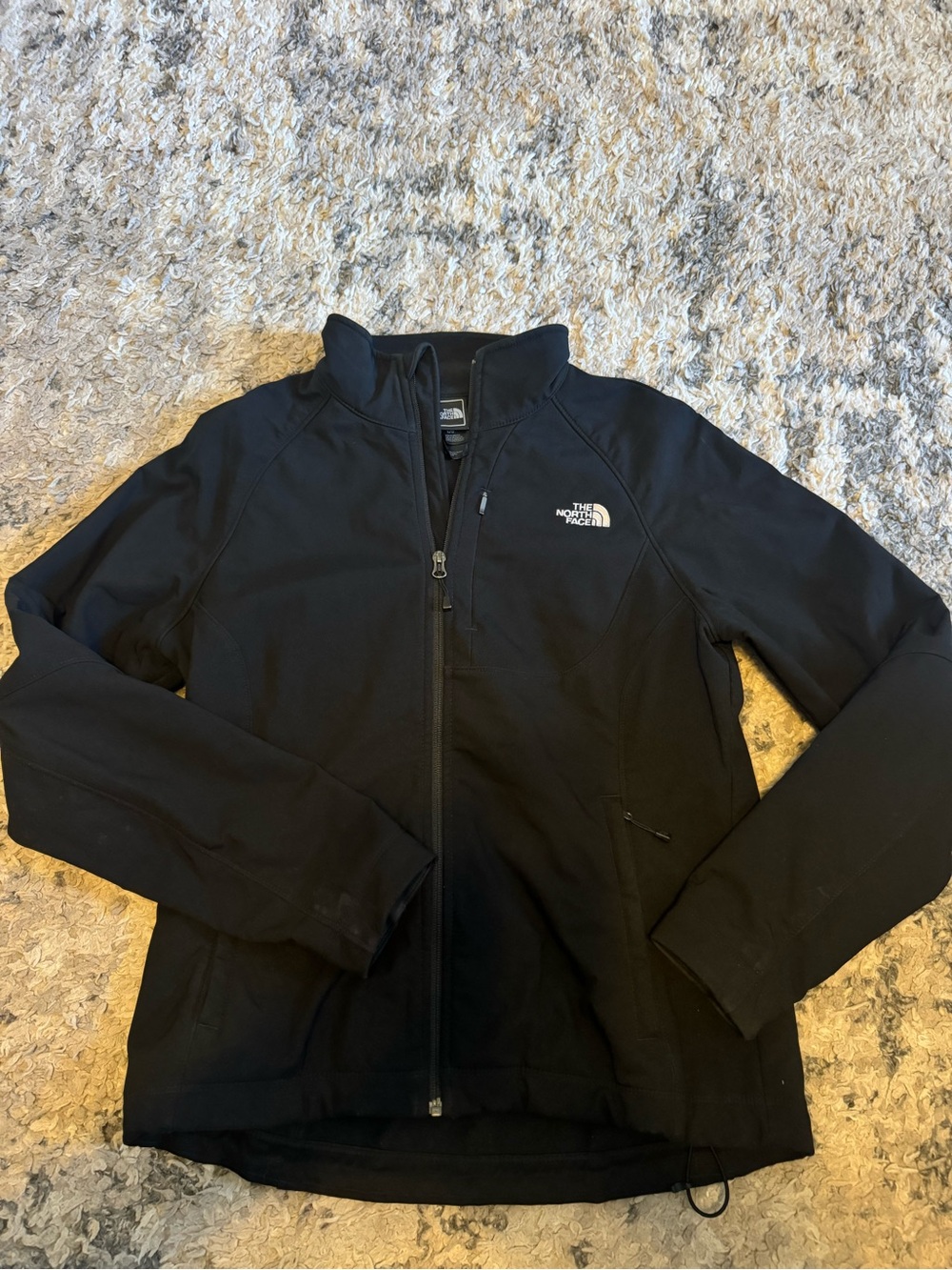 The North Face women’s Black Full-Zip Softshell Jacket large